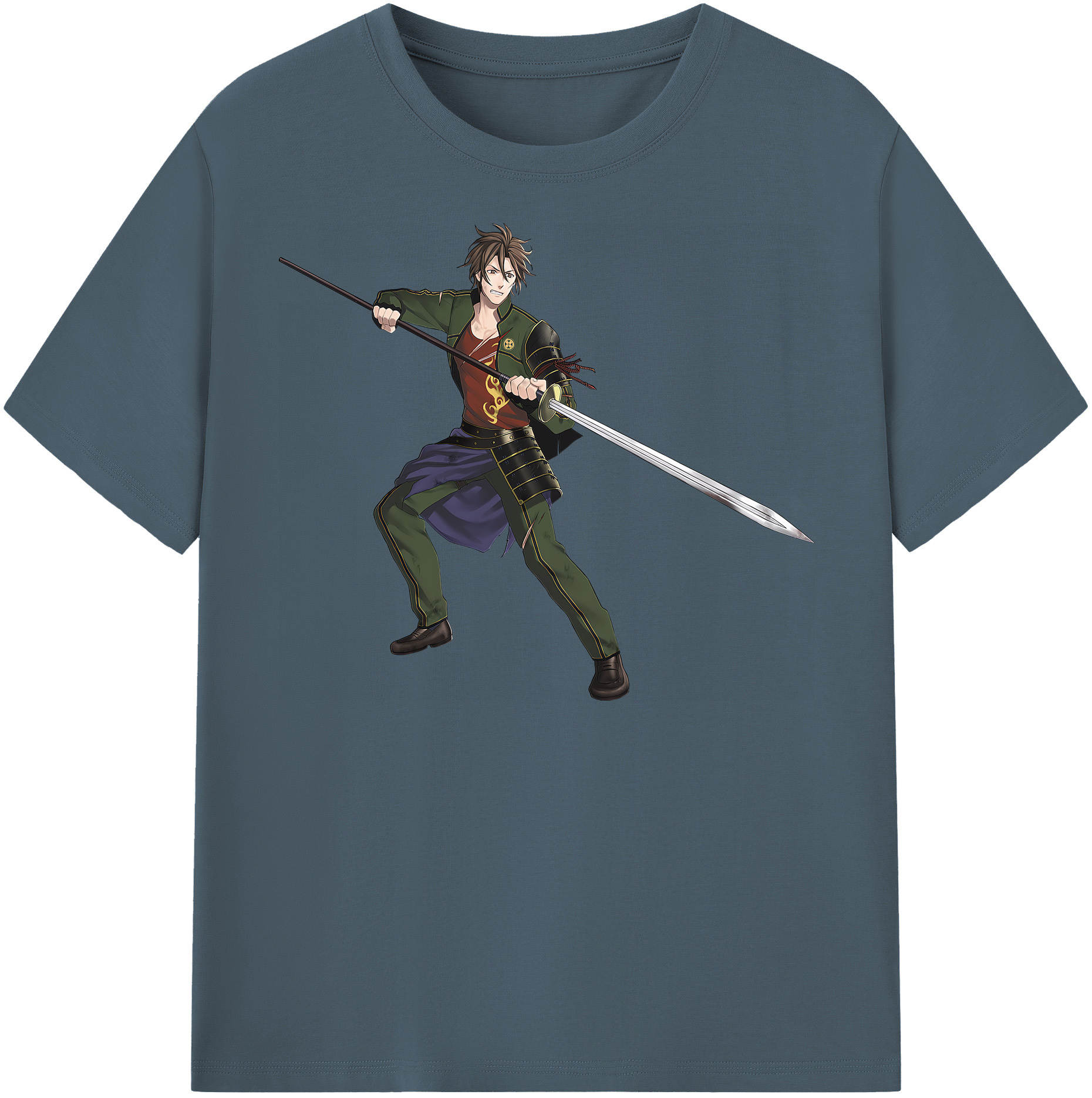 （画像用） 刀剣乱舞 Touken Ranbu 綿100％半袖Tシャツ（フロントプリント）